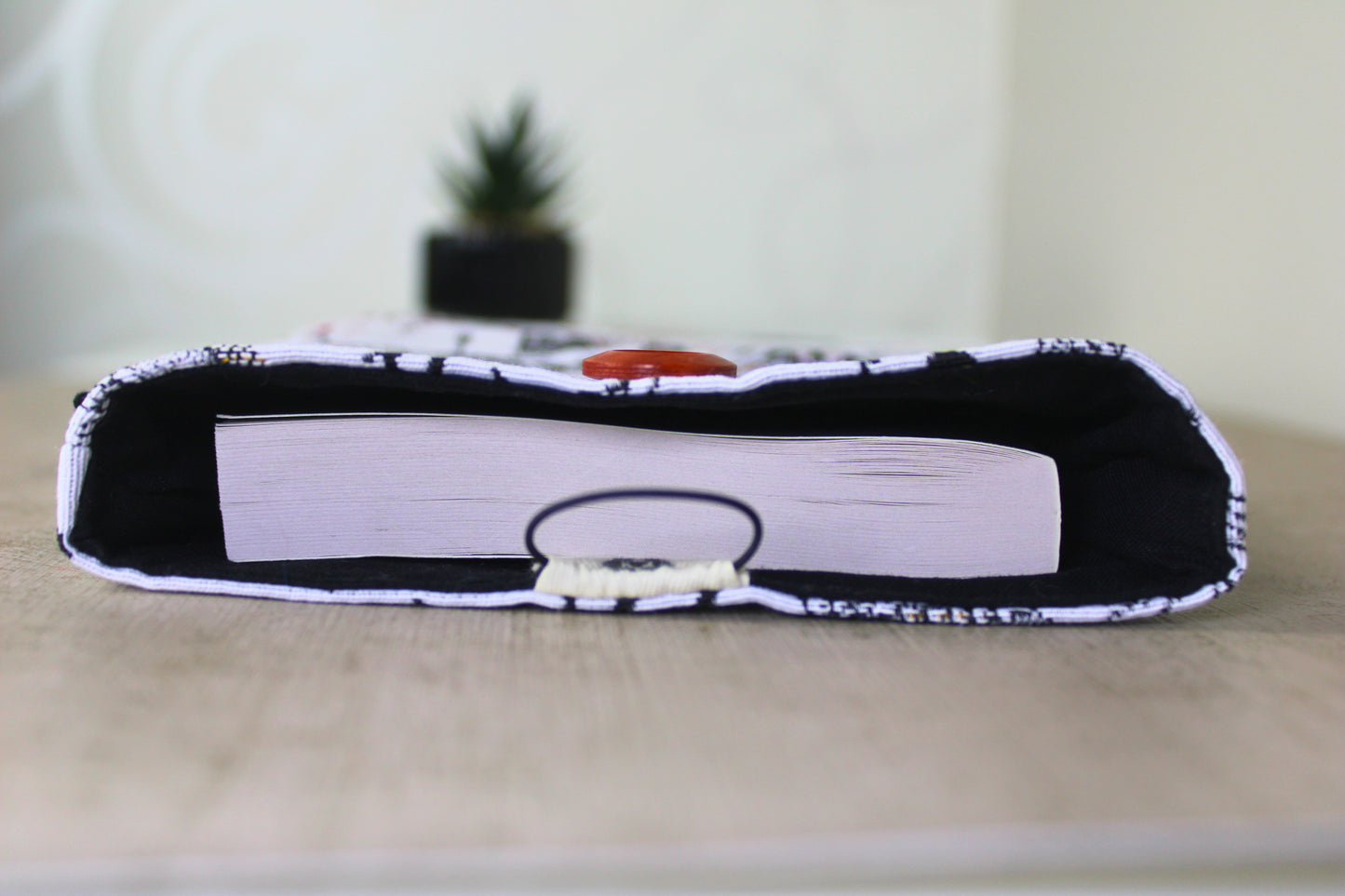 Pochette de livre de poche et broché - Jacquard OEKO-TEX - Fait main