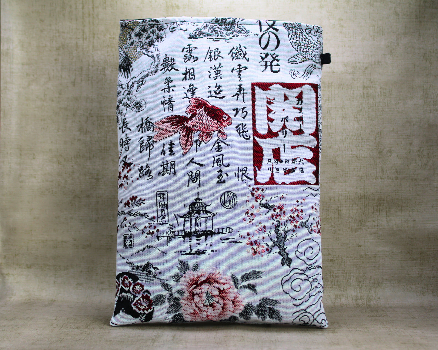 Pochette de livre de poche et broché - Jacquard OEKO-TEX - Fait main