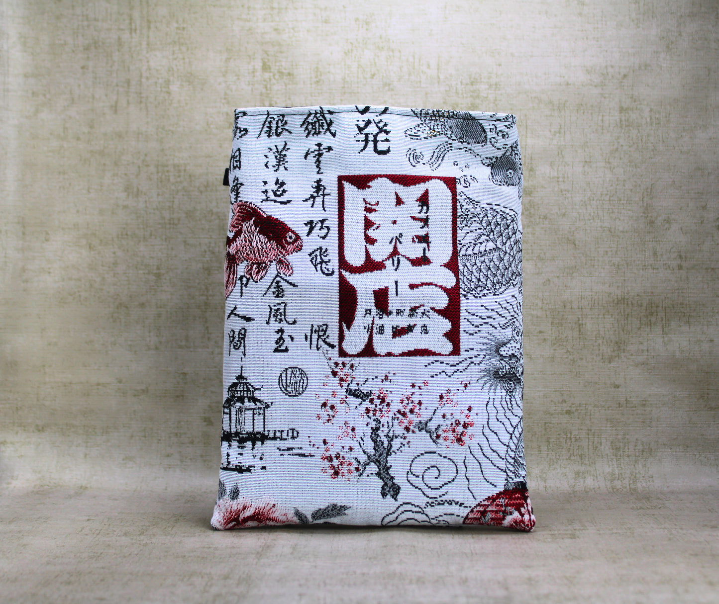 Pochette de livre de poche et broché - Jacquard OEKO-TEX - Fait main